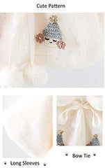 Baby Girls Dress Faux Fur Bolero Jacket Warm Winter Cape Cloak