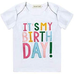 Girl It's My Birthday Top T-Shirt & Tutu Skirt Outfit Set Party Dress Clothing