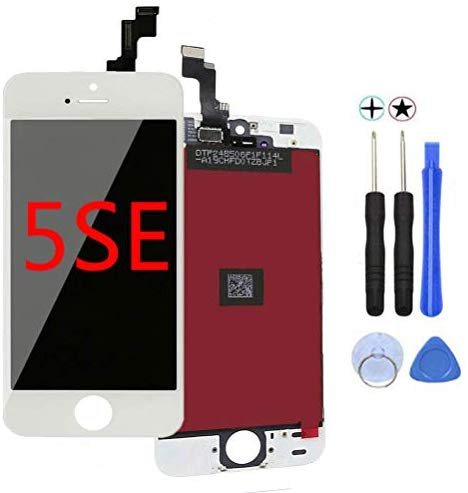 For iPhone SE/5s Premium Quality Digitizer and LCD Screen Replacement Black/White