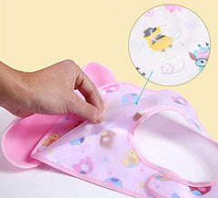 Newborn Waterproof Bibs with Pocket Baby Bottom