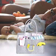 Multi Functional Baby Diaper Caddy Organizer Bag