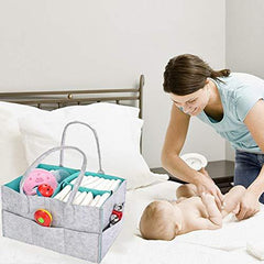 Multi Functional Baby Diaper Caddy Organizer Bag