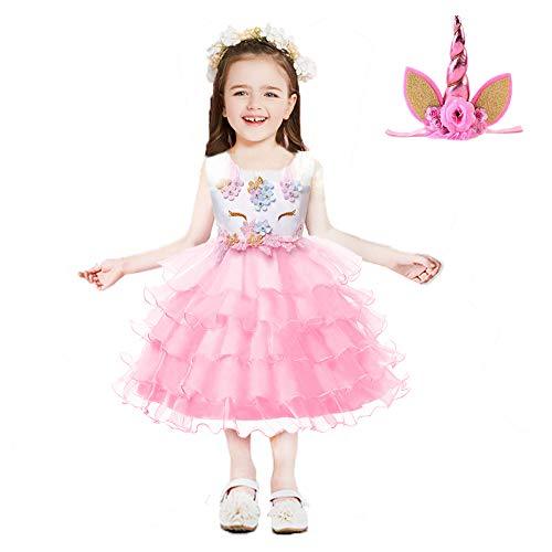 Flower Girls Unicorn Birthday Tutu Dress