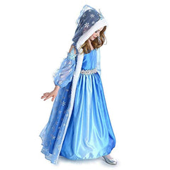 Inventory Girl Fancy Dressing Up Frozen Elsa Costume Age 3-8 Years Clothing