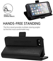 Magnetic Cover Case Compatible for iPhone 6/6s/7/8 Plus Leather Flip