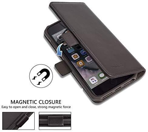 Magnetic Cover Case Compatible for iPhone 6/6s/7/8 Plus Leather Flip