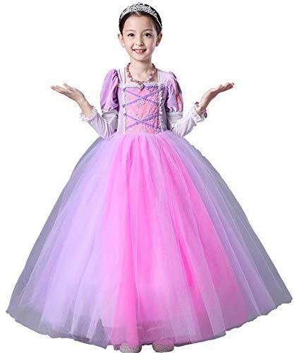 Princess Sofia Rapunzel Dress Girls Fancy Party