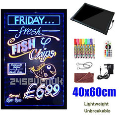 Sensory LED Light Up Drawing Writing Board Kids Special Educational Needs Toy