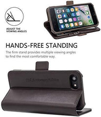 Magnetic Cover Case Compatible for iPhone 6/6s/7/8 Plus Leather Flip