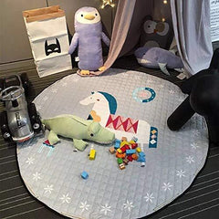 Round Baby Play Mat Girls Boys Carpet Rugs Kids