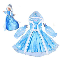 Inventory Girl Fancy Dressing Up Frozen Elsa Costume Age 3-8 Years Clothing