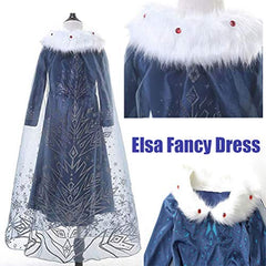 Girls Dress Elsa Outfits