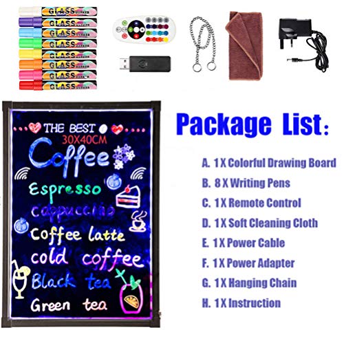 Sensory LED Light Up Drawing Writing Board Kids Special Educational Needs Toy