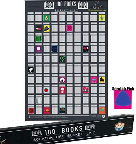100 Movies Scratch Off Poster Bucket List - Comes With Special