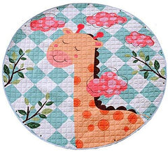 Round Baby Play Mat Girls Boys Carpet Rugs Kids